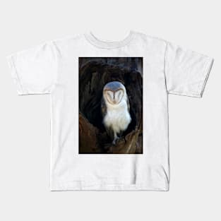 Sleeping Barn Owl Kids T-Shirt